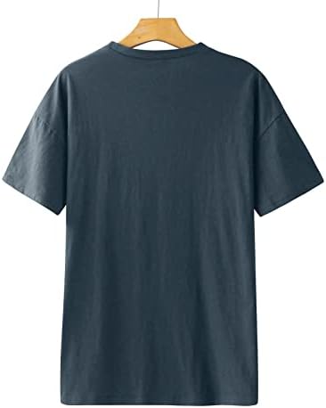 Краток ракав удобност боја облека трендовски екипаж врат графички обичен врвен маица за девојки летна есен блуза W0 W0
