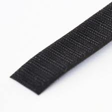 ВЕЛКРО 1004-АП-ПБ/Н Црна најлон ткаена лента за прицврстување, тип на кука, стандарден грб, 1 ширина, должина од 15