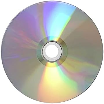 Оптичко квантно сино Azo CD -R 700MB 52X сјаен сребрен врв на празно рекордно медиумско дискови - кутија за торта од 100pk, 100 дискови