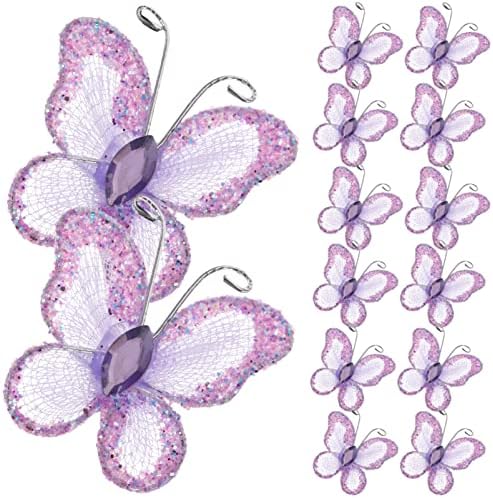 Хомојојо 50 парчиња Пеперутка Ѕид Налепници Налепници Декорации Декоративни Пеперутки Декори Ѕидни Уметнички Занаети За Расадник Сјај