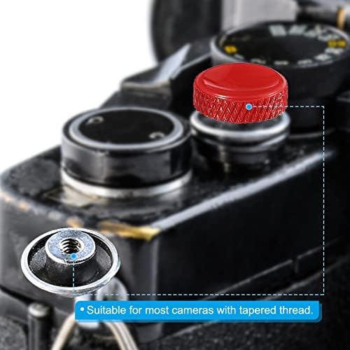 Копче за блендата на фотоапаратот Патикил, копчето за ослободување на мекиот бленда од 2 пакувања чисто копче за бакарна камера,