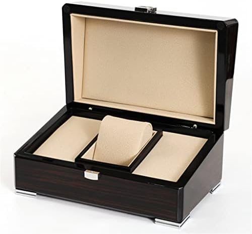 TREXD Дрвена Кутија За Часовници Единечна Појасна Торба За Торби Ознаки За Картички И Трудови во кутија За Накит Од англиски Брошури