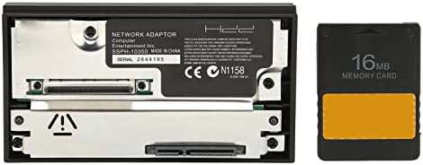 Acogedor PS 2 Мрежен Адаптер, SATA Интерфејс Мрежен Адаптер 2.5 инчен 3.5 инчен HDD Адаптер И Fmcb Верзија 1.966 Мемориска Картичка 16 MB