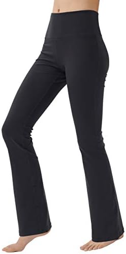 Keolorn bootcut јога панталони за жени со високи половини панталони за жени за контрола на стомакот