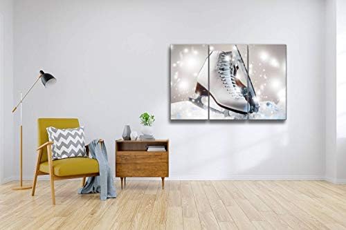 Слика Скејс мраз лизгања и слики печатени на платно wallидни уметнички дела модерно фотографирање Дома декор уникатен образец се протега