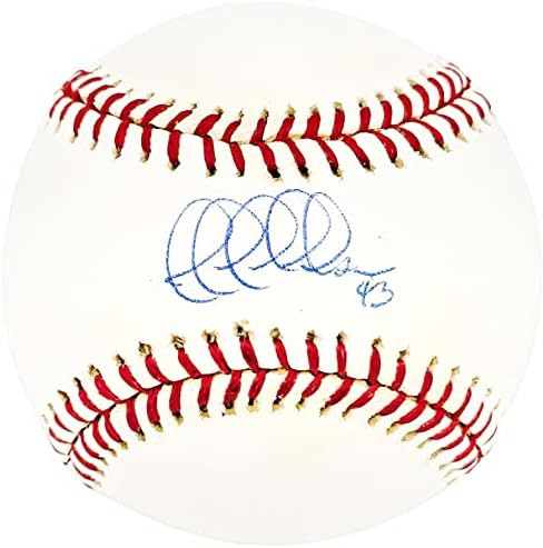 Effеф Нелсон го автограмираше официјалниот МЛБ Бејзбол Newујорк Јанкис, Сиетл Маринерс MCS HOLO 82072 - Автограмски бејзбол