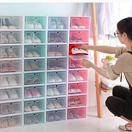 Организатор за чевли за чевли ToyVian 6PCS кутија за складирање чевли за чевли за чевли Организатор за чевли за чевли за чевли