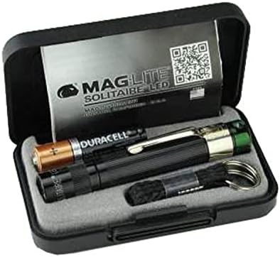 Maglite, Solitaire Spectrum Series LED фенерче, ААА, црно тело, зелено LED светло