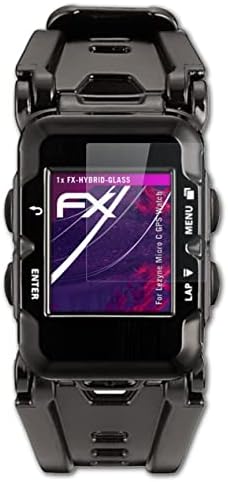 Атфоликс Пластично стакло заштитен филм компатибилен со Lezyn Micro C GPS Watch Glass Glass заштитник, 9H хибриден стаклен FX стаклен екран заштитник на пластика