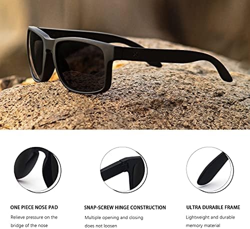 Поларизирани очила за сонце на Макџули за мажи и жени, UV400 заштитни очила за сонце, идеални за возење велосипед и трчање 8120