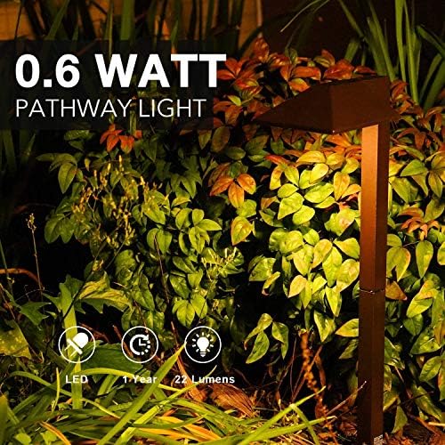 Goodsmann Equinox 8 пакет LED LED осветлување со низок напон на пејзаж со трансформатор со низок напон од 120 вати