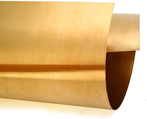 Z Креирај дизајн месинг плоча метална метална тенка плоча за фолија 10мм x 1000мм метална бакарна фолија