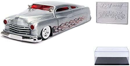 ModelToyCars Deecast Автомобил w / Дисплеј Случај - 1951 Mercure Hardtop Со Decast Мозаик Плочка, 20-годишнината-Jada 31080 - 1/24