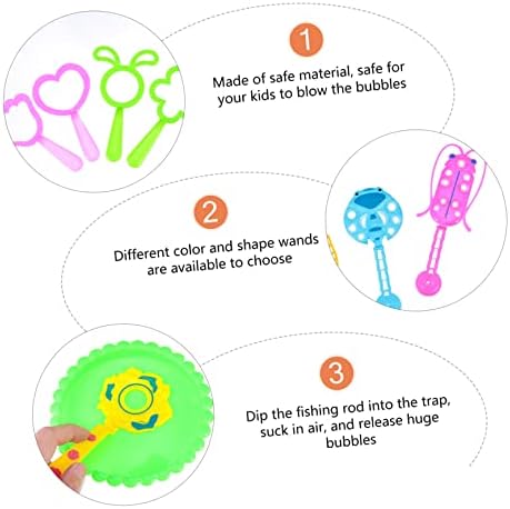 Besportble Bubble Tool Детска подарок играчки сет Детски алатки 3 сетови шарени меурчиња за меурчиња на отворено меурчиња производител