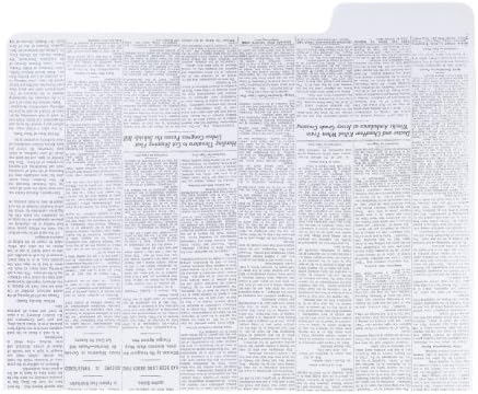 Папки Со Датотеки На Насловната Страница на Њујорк Тајмс, Сет од 6