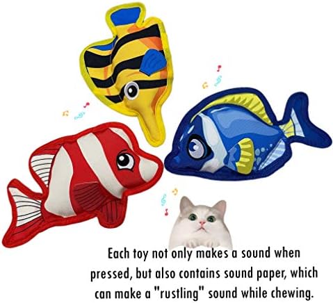 Играчки играчки со пискави кучиња за агресивни џвакачи мала средна голема раса-риба мачка играчка за мачки за внатрешни