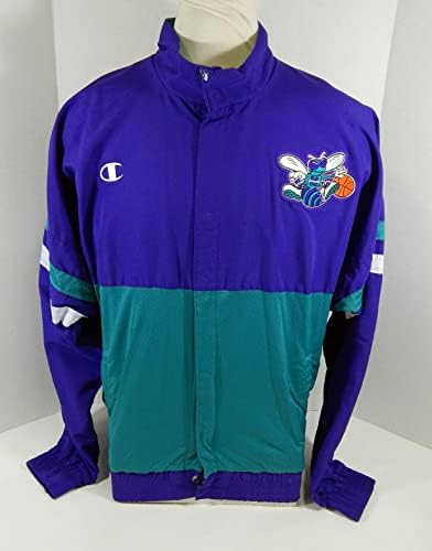1999-00 Шарлот Хорнетс Елдриџ Рекаснер 3 Игра користеше виолетова игра јакна 934 - НБА игра користена