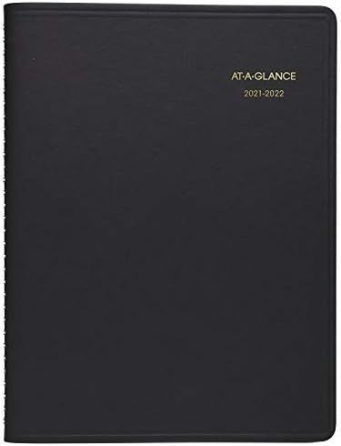 Академски планер 2021-2022, Книга за назначување и планер за неделник на А-А-Гленс, 8-1/4 „Х 11“, голем, за училиште, наставник, ученик,