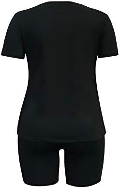 Плус големина 2 парчиња облека за жени Писме печатено вежбање со долг ракав со маица со маица со маици за каросерии Спортски сетови