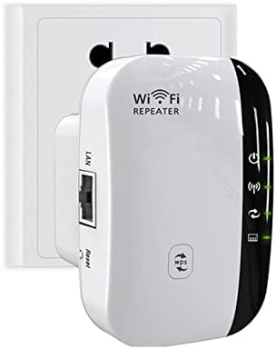 WiFi Extender Signal Booster, најновата генерација, безжичен повторувач на Интернет, засилувач со долг дострел со порта за етернет, пристапна