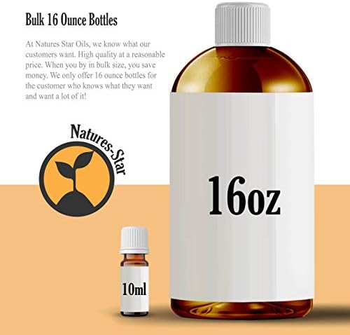 4 пакет 16oz - есенцијално масло од лаванда со големина на рефус - есенцијално масло од терапевтско одделение - шишиња од 16 fl oz