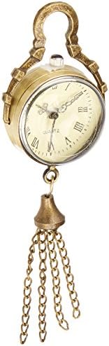Цврст даб метален метален приврзок 1/pkg-globe часовник, злато