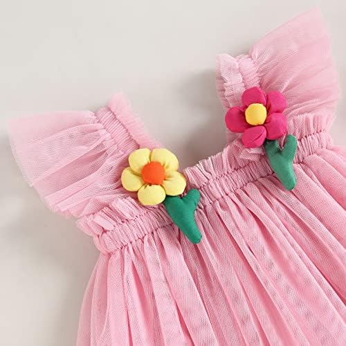 Дете за бебиња девојчиња Пеперутка крило фустан од чипка фустан со чипка, принцеза роденденска облека Ноќта на вештерките облека костум костум