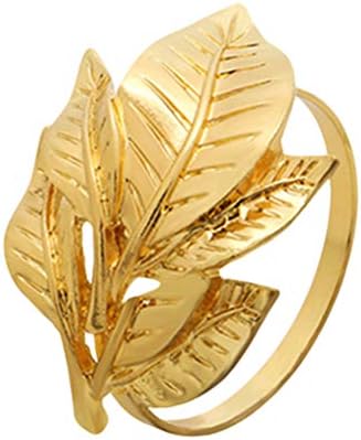 Држеч на прстени за салфетка Doitool за маси, легура на салфетка прстен Исклучителна држач за салфетка за табела за табела за украсување златен