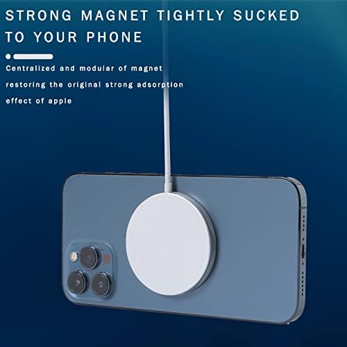Магнетски безжичен полнач MW-D10, 15W Макс полнење со USB-C 20W, компатибилен со iPhone 13/13 Mini/13Pro/13Pro Max/iPhone 12 серија, Samsun S22