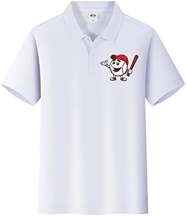 Работни кошули за машки маички кошули Машки бејзбол кул врски со врски со кошули со пролетно лето спортски кошули