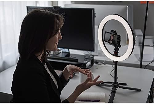 ЏОБИ Beamo Прстен Светлина 12 - Голем LED Selfie Прстен Светлина За Телефони или Камери со 3 Режими На Светлина &засилувач; 10 Нивоа