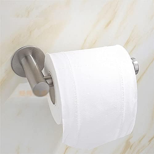 Lxosff Matte Black Toutile Roll Roll Self Leadive, стап на држач за тоалети, Premium SU 304 не'рѓосувачки челик, држач за тоалетна хартија