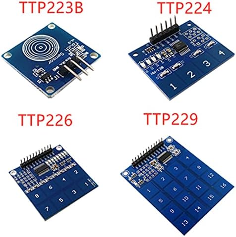 ZYM119 20PCS TTP223B / TTP224 / TTP226 / TTP229 Дигитален прекинувач на сензорот за допир / 1/4/8/16 Капчиња за капацитивна табла