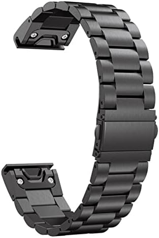 Daikmz Watchband Strap за Garmin Fenix ​​7 7x 7s 6 6x Pro 5 5xplus 3hr Брзо издание Не'рѓосувачки челик часовник EasyFit 26 20 20 mm Band Band