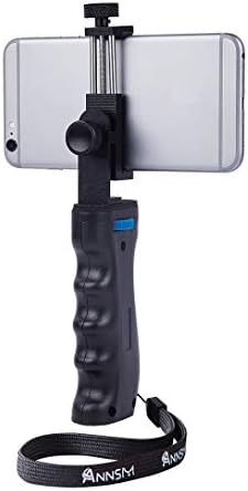АННСМ Мобилен/паметен телефон Видео Риг Кејџ со две ладни чевли за надворешни уреди како што се микрофон, LED диоди за iPhone 11/12