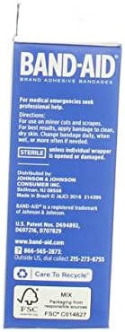 Band-Aid® Brand Tru-Stay ™ Пластични завои сите една големина, 60 брои