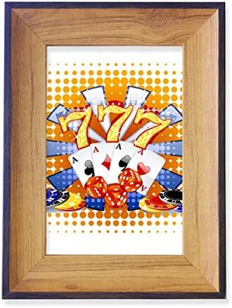 Казино коцки чипови покер илустрација фото рамка изложба на уметничко десктоп сликарство