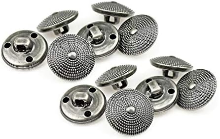 Се викаат 12 парчиња, со занаетчиски метални копчиња за занаетчиски метални занаети за украсување на шиење DIYS