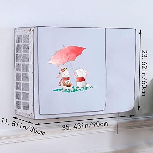 Youxiu климатик покријте ја торбата за пакување на надворешниот аспиратор и водоотпорна прашина за домашна канцеларија за домашна