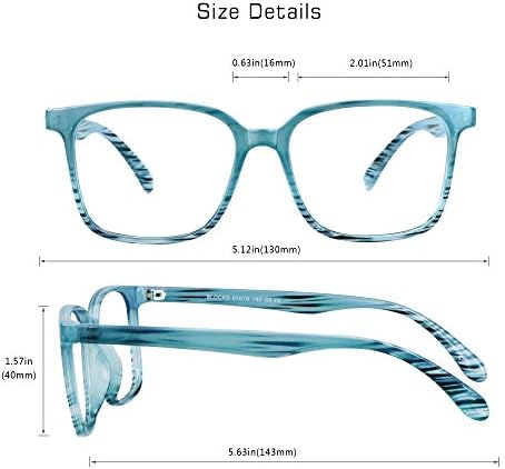 Визионглобални Очила За Блокирање На Сина Светлина За Жени/Мажи, Против Напрегање На Очите, Компјутерски Очила За Читање, Стилска