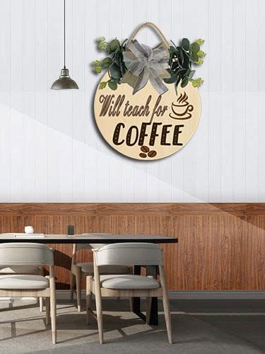 Weytff кафе бар знак фарма куќа кафе дрвена знак, но прво кафе дрво знак рустикално дрво кафе знак гроздобер кујно кафе дрво