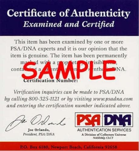 Hank Aaron PSA DNA COA потпиша 8x10 фото -автограмирани храбри - автограмирани фотографии од MLB