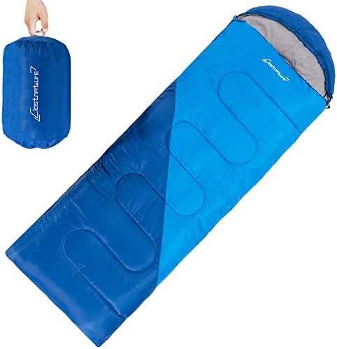 Clostnature торба за спиење за возрасни и деца - лесна вреќа за спиење во кампување за девојчиња, момчиња, млади, ултралајно