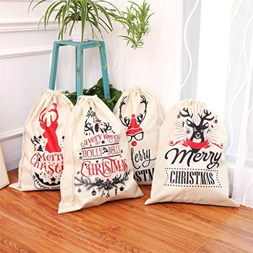Гроздобер Пластични Божиќни Украси Украси На Отворено Торба За Подароци Голема Божиќна Божиќна Торба За Бонбони Домашен Декор Големи