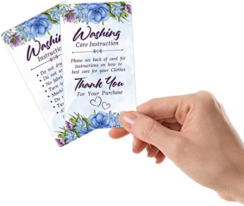 Инструкции За Нега На перење Картички Пакет Вметнете Во Картичката За Чистење На Клиентите За Чистење Облека