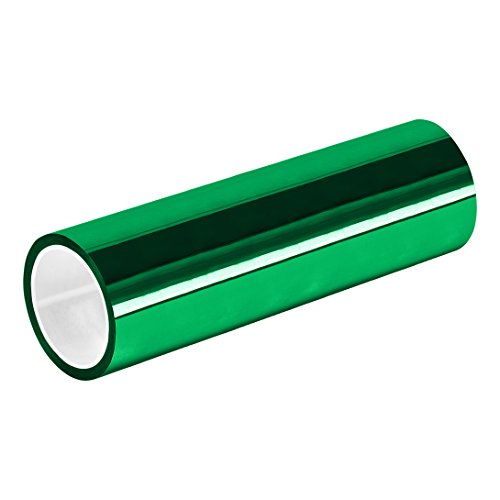 Tapecase 36-72-MPFT-зелена зелена метализирана метализирана полиестер/акрилна лепила за лепила, дебела 0,002 дебела, должина од 72 години,