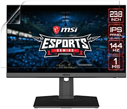 Целосна свила благ анти-сјај за заштита на екранот, компатибилен со MSI Optix 24 MAG245R [Пакет од 2]