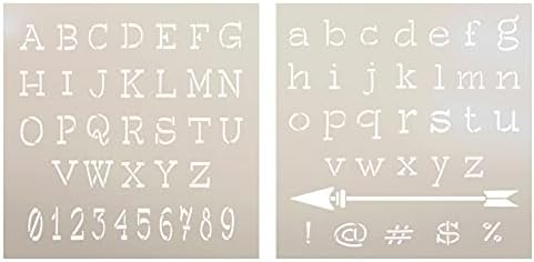 Рачно нацртани матрици за букви од Студиор12 | Повторно употреба на целосна азбука матрица | DIY Journaling, Scrapbook, & Crafting