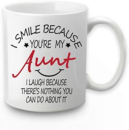 Се Насмевнувам Затоа Што Си Моја Тетка Кригла Се Насмевнувам Затоа Што Твојата Тетка Кригла Тетка Кафе Кригла Подароци Роденден Мајки