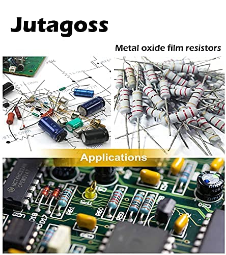 Jutagoss 680 ом отпорник аксијално олово 1w 5% толеранција, отпорници на филмски оксидни филмови доказ за електронски проекти и експерименти